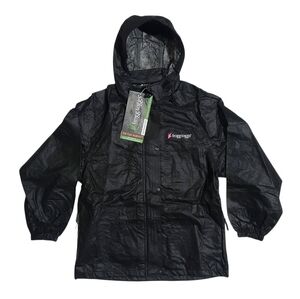 FROGG TOGGS Womens Classic Pro Action Waterproof Rain Jacket Black Large NWT